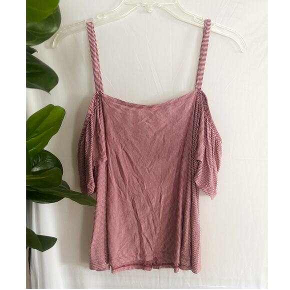 American Eagle Striped Button-Up Top Womens Size M - Picture 6 of 6